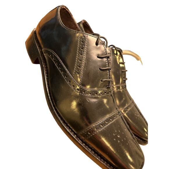 Tallon Mens Genuine Leather Wingtip Oxford Dress Shoes | SZ 10 main image 7